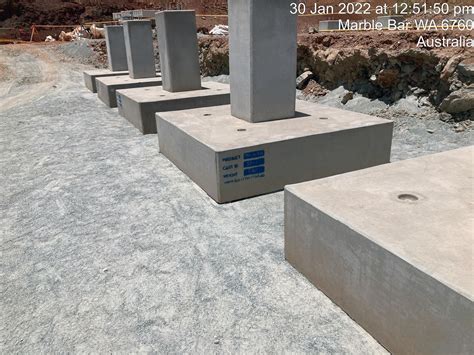 precast concrete footing blocks with metal brackets|stackable concrete pier footings.